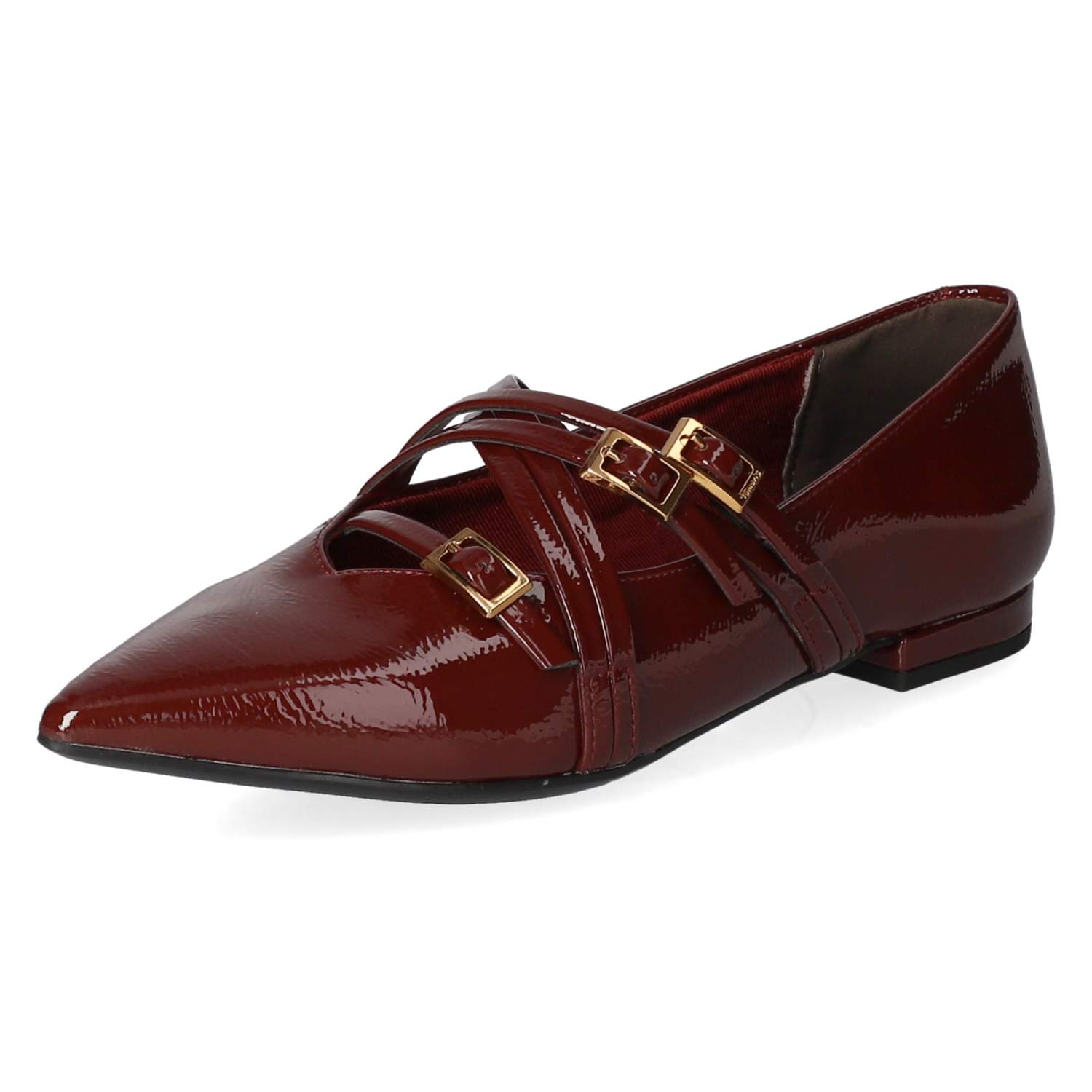 Spangenballerinas  Rot