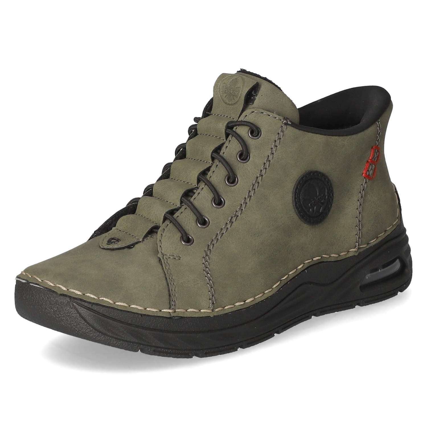 Schnürstiefeletten  Grün