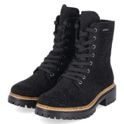 Schnürboots  Schwarz