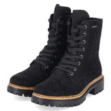Schnürboots  Schwarz