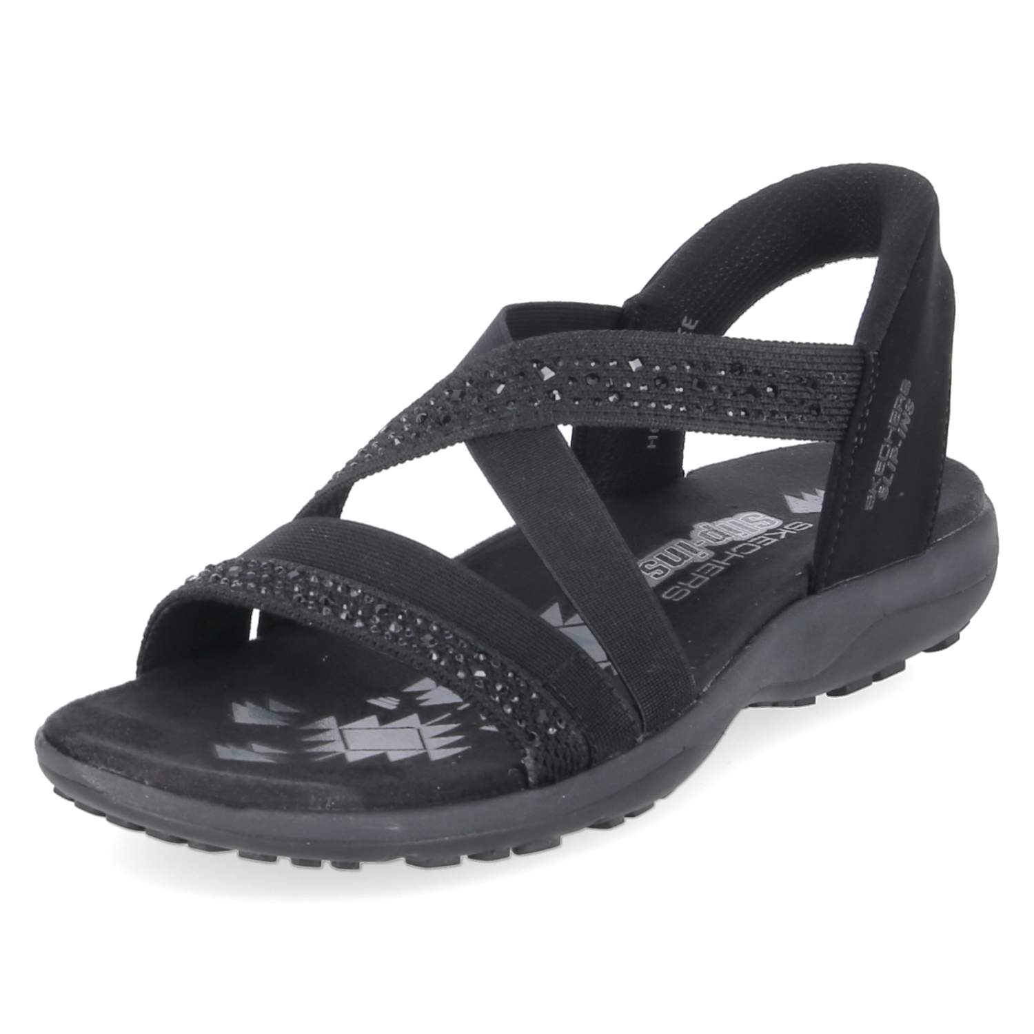 Slip-Sandalen SUMMER SPARKLE  Schwarz