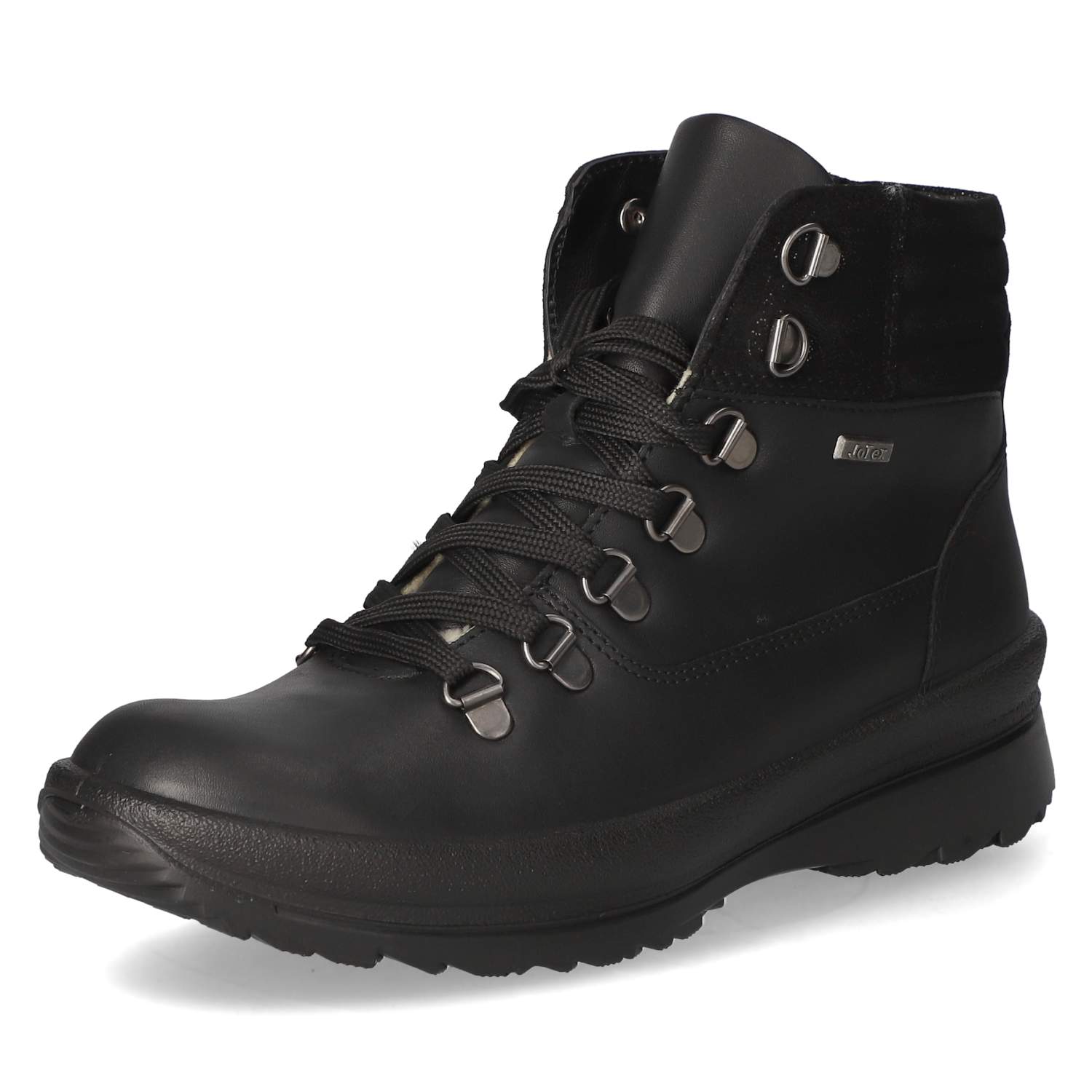 Schnürstiefeletten  Schwarz