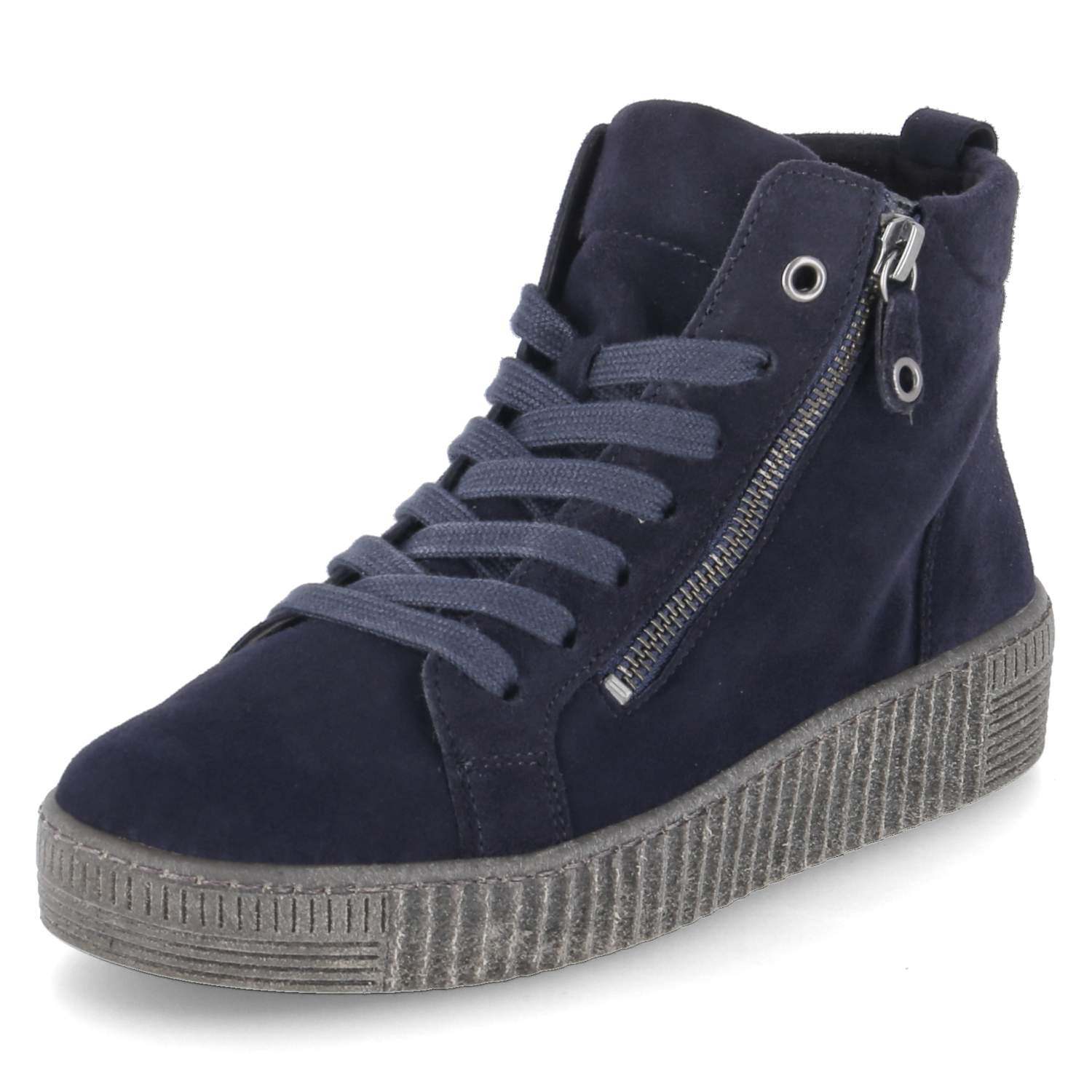 Schnürstiefeletten  Blau