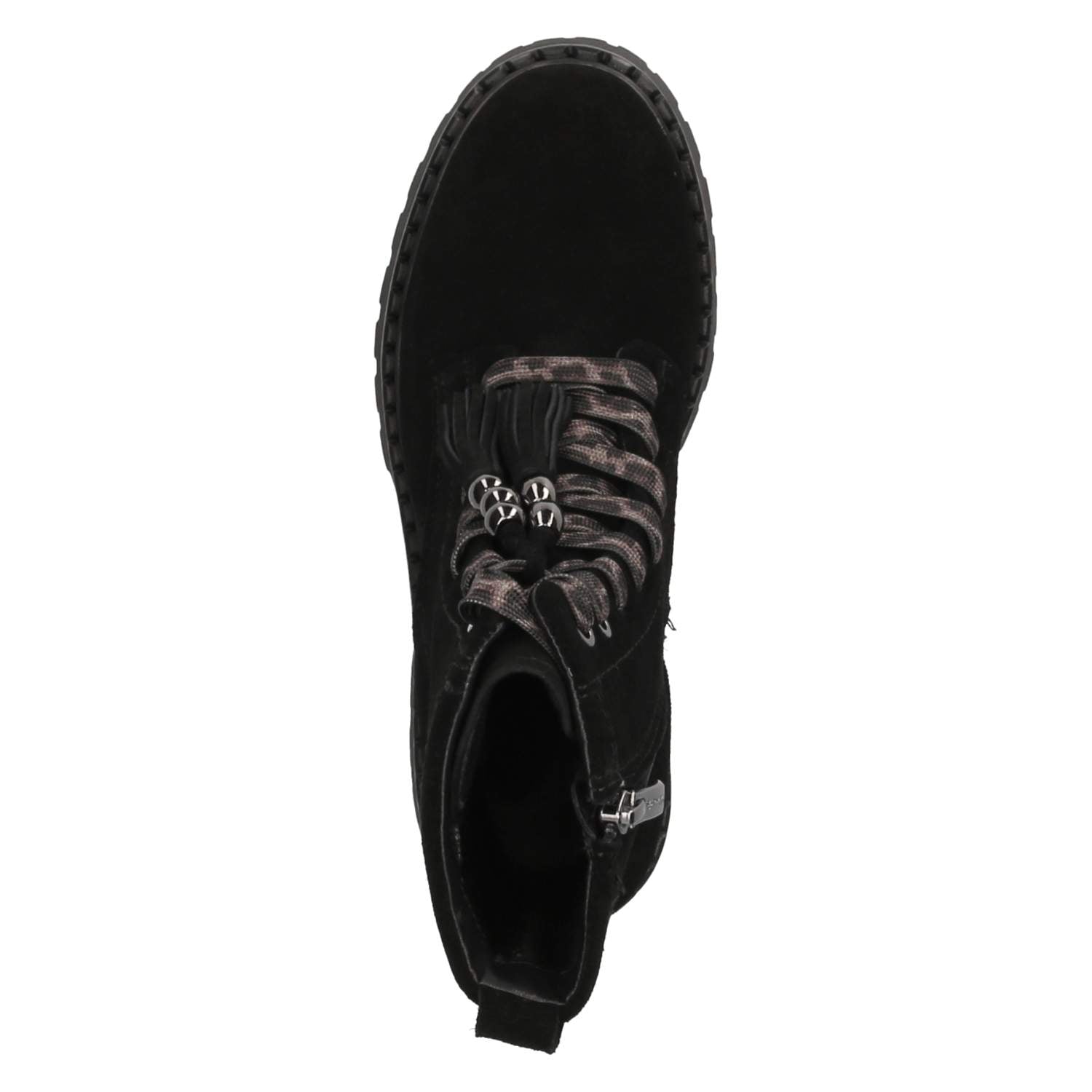 Schnürstiefeletten  Schwarz