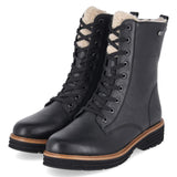 Schnürstiefeletten  Schwarz