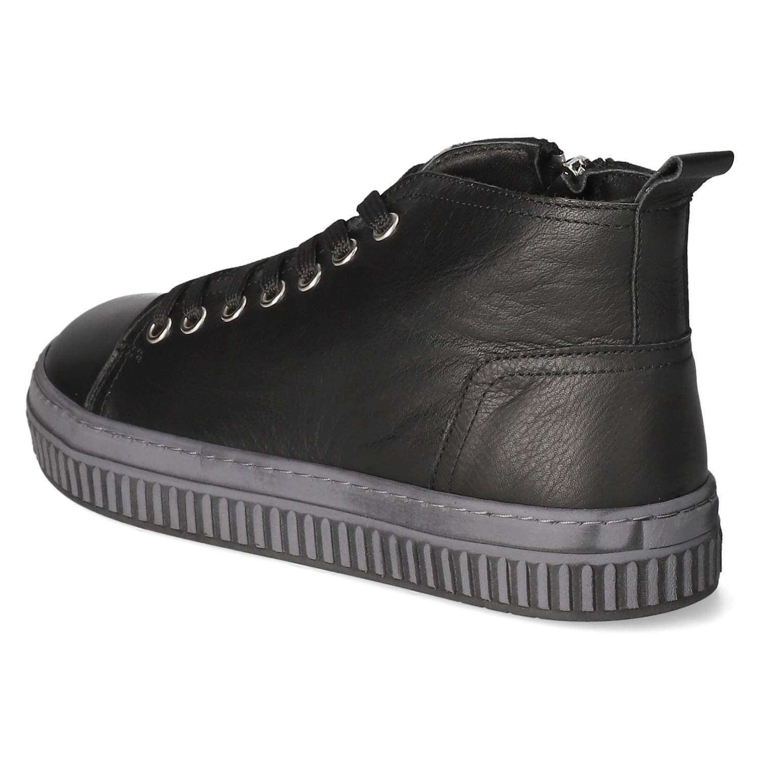 Schnürstiefeletten  Schwarz