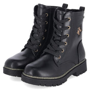 Schnürboots  Schwarz