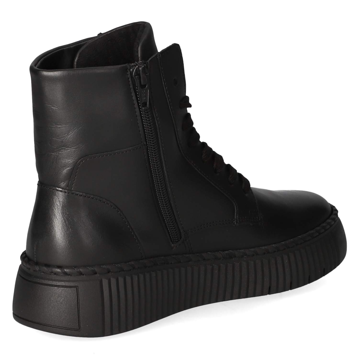 Schnürstiefeletten  Schwarz