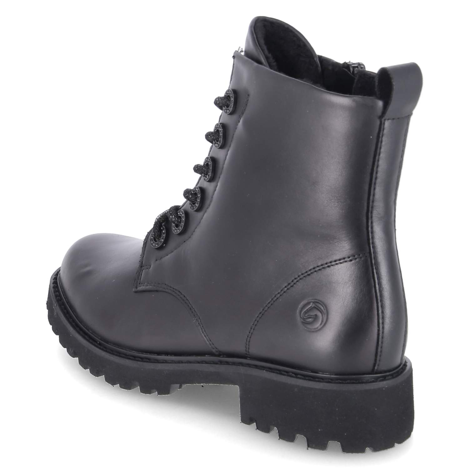 Schnürboots  Schwarz