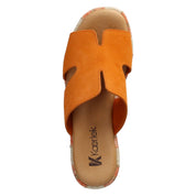 Pantoletten  Orange