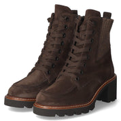 Schnürstiefeletten  Braun