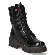 Schnürstiefeletten  Schwarz