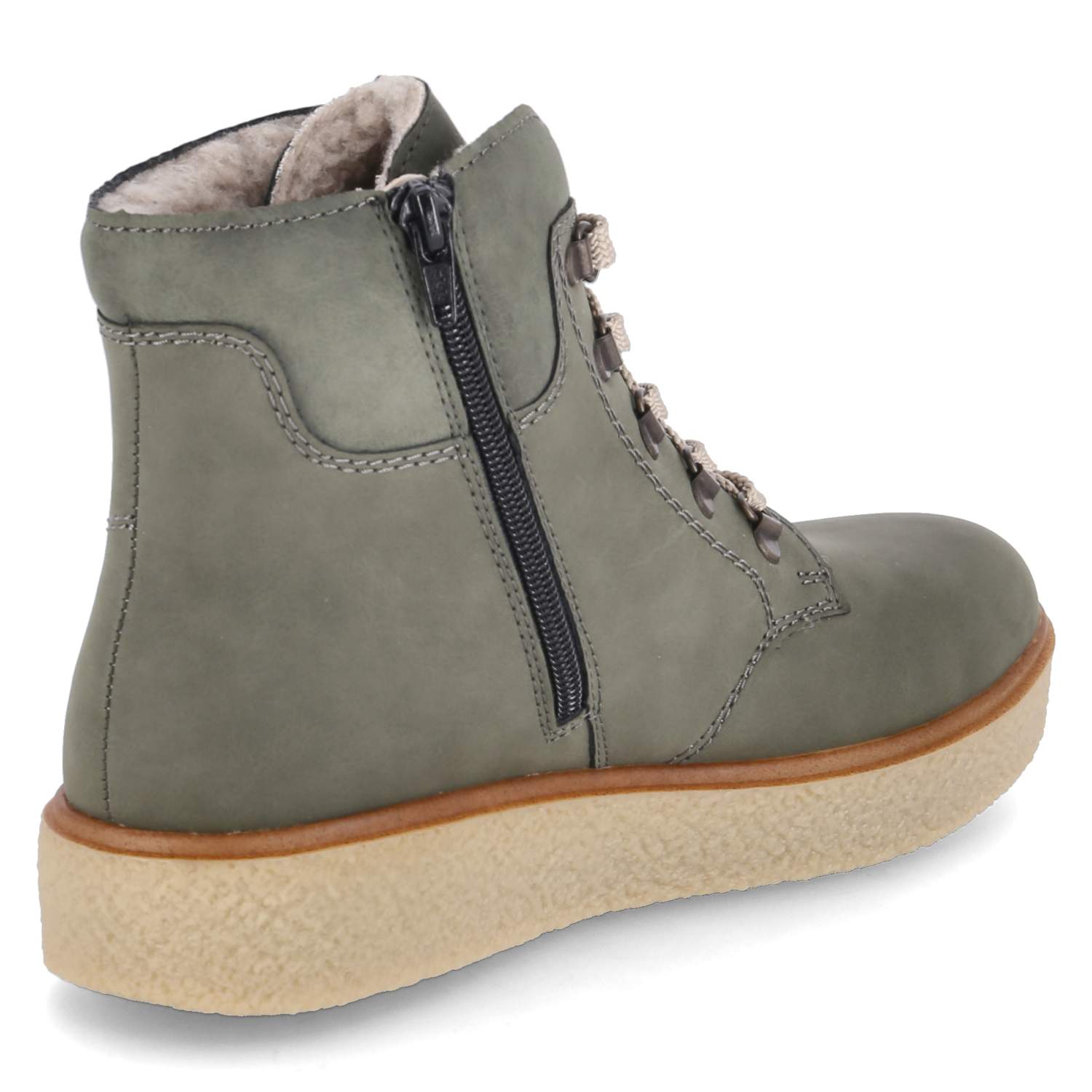 Schnürstiefeletten  Grün