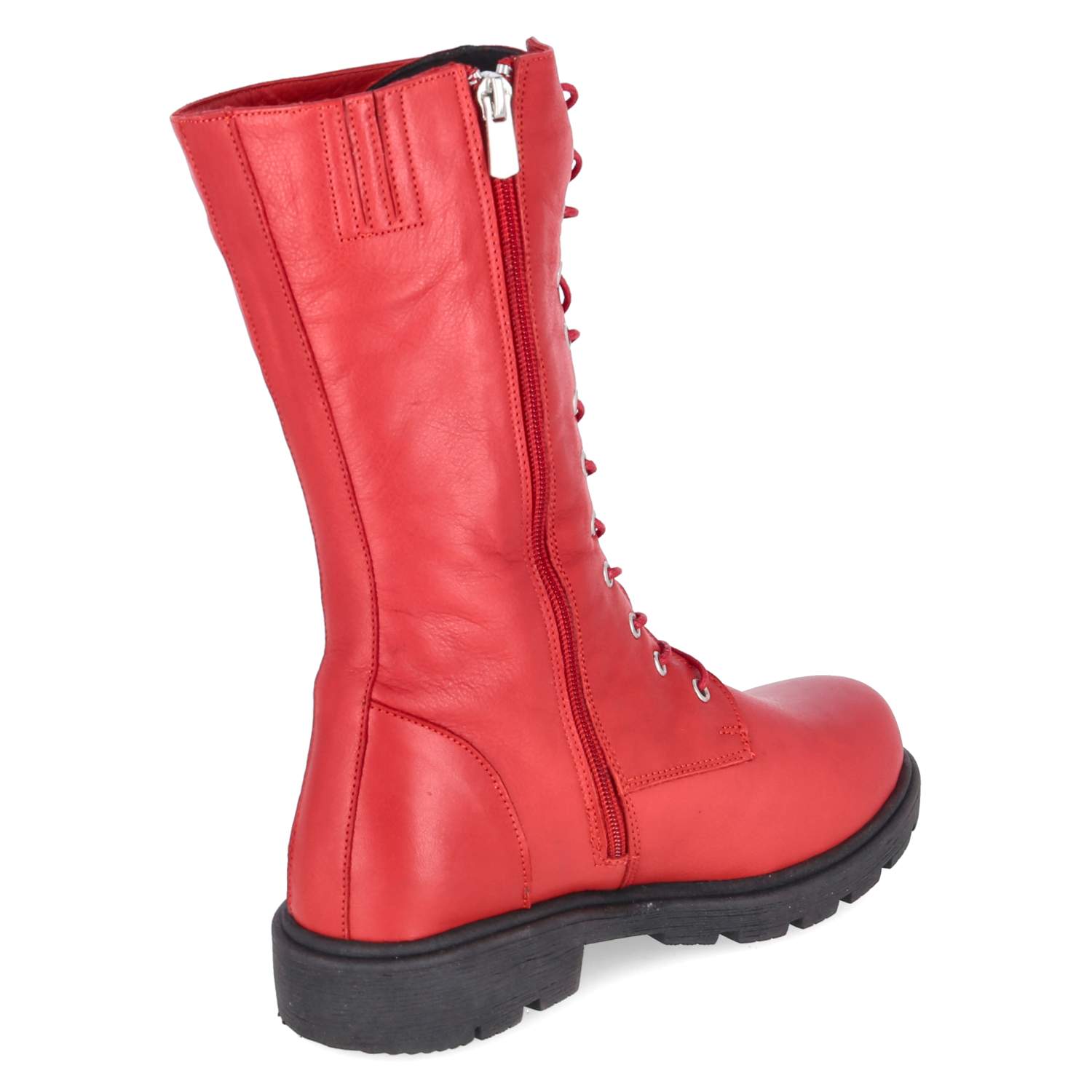 Schnüstiefel  Rot