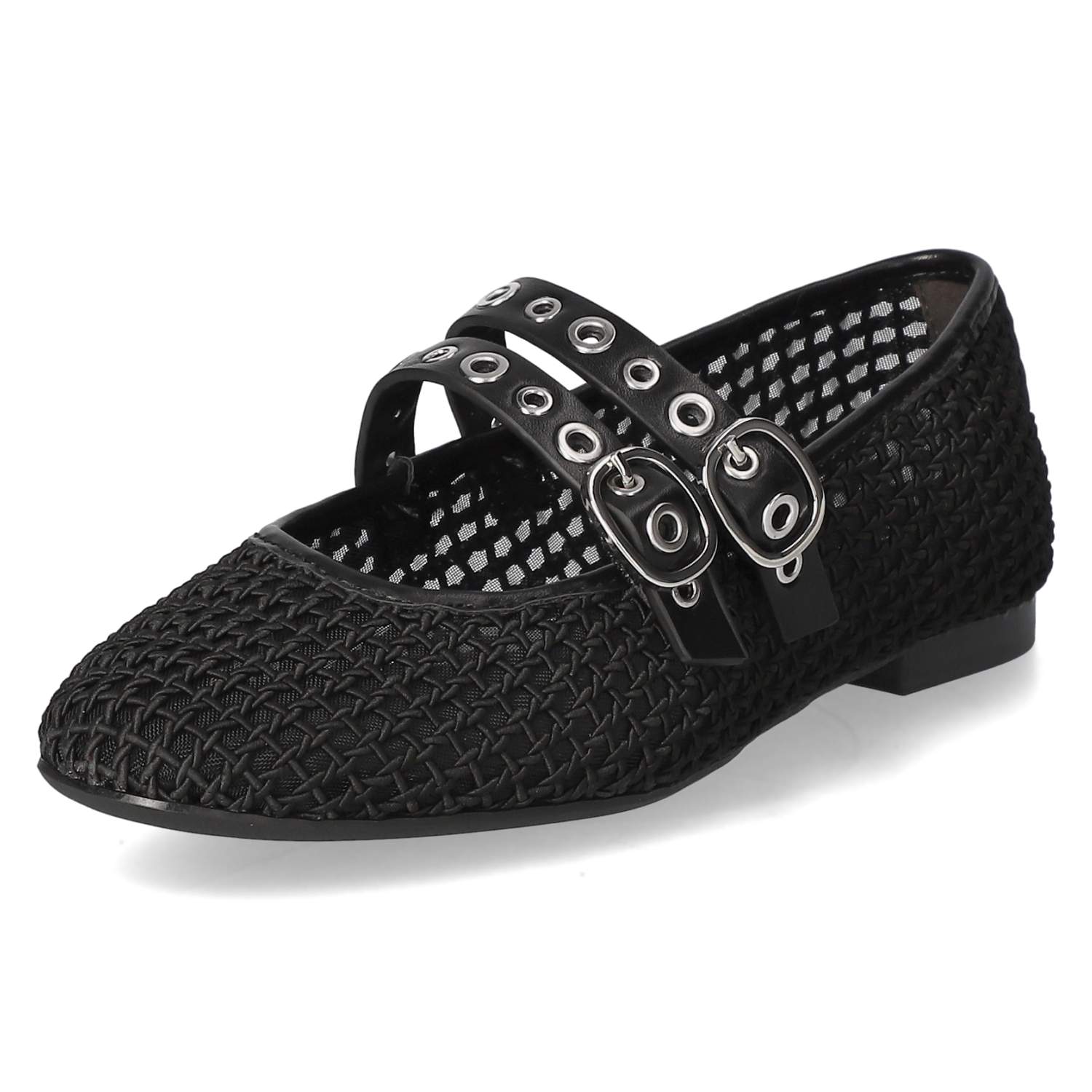 Spangenballerinas  Schwarz