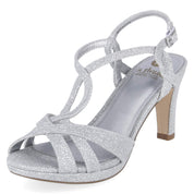 Glam-Sandaletten  Silber
