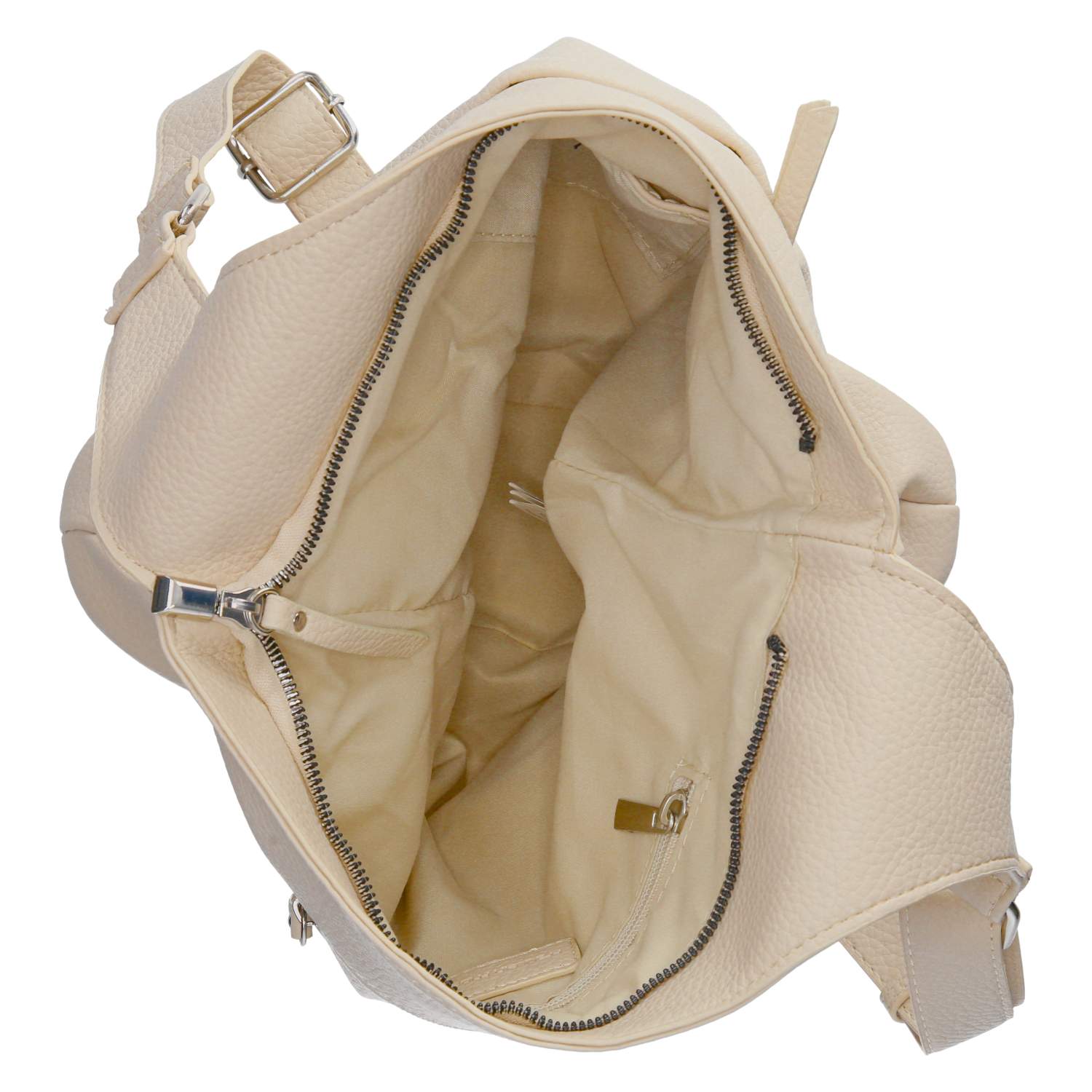 Schultertasche  Beige