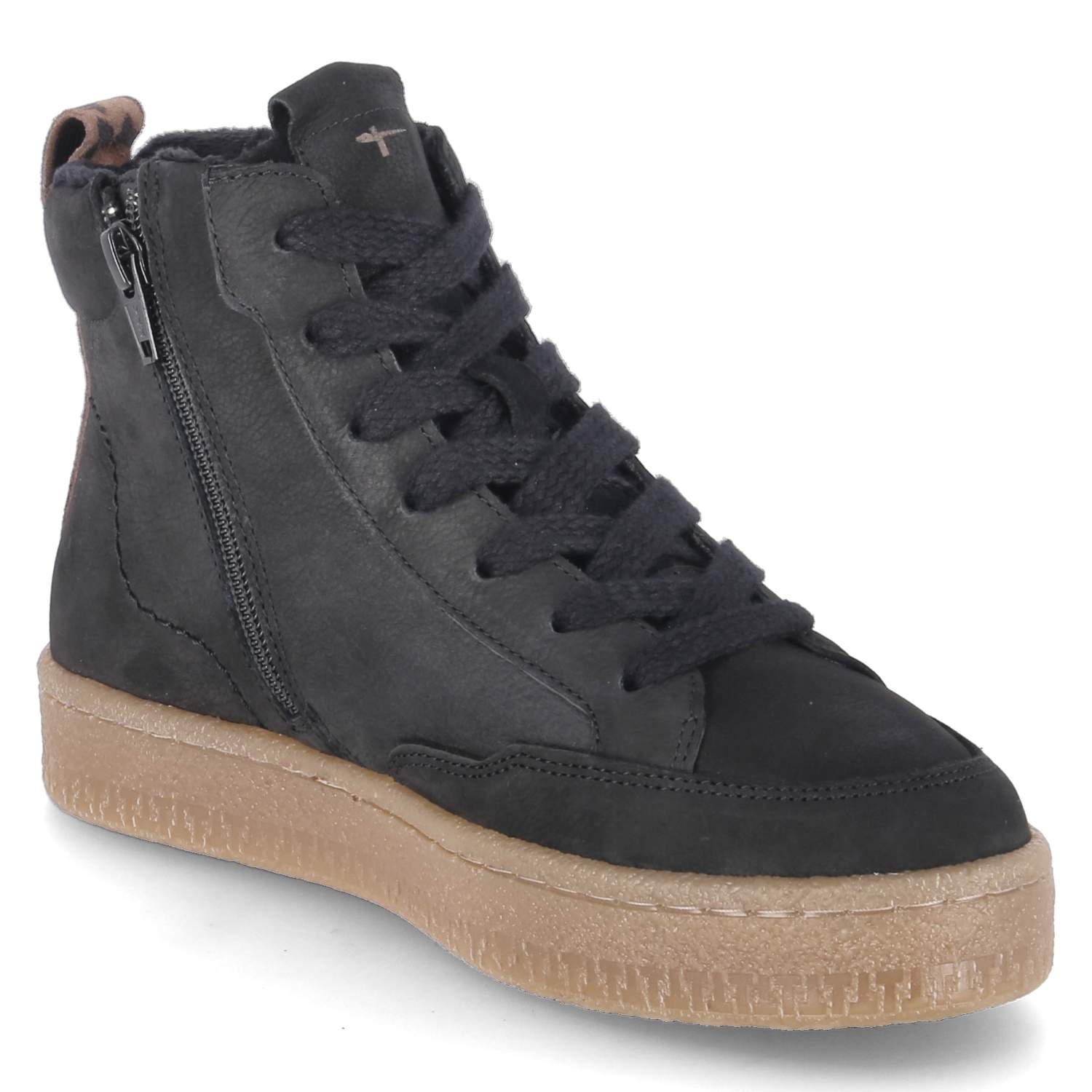 Schnürstiefeletten  Schwarz