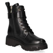 Schnürstiefeletten  Schwarz