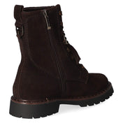 Schnüstiefeletten  Braun