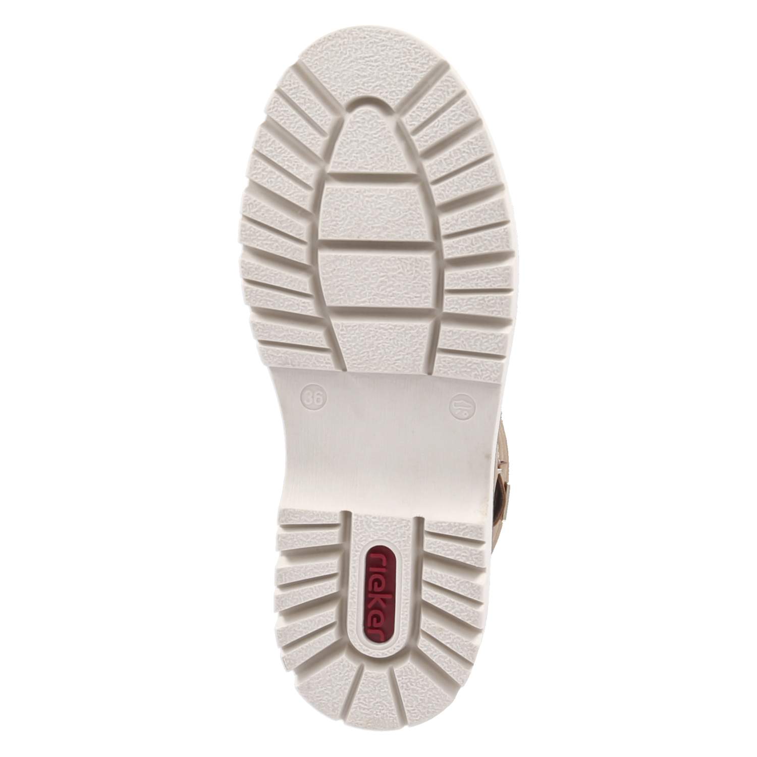Schnürtsiefeletten  Beige