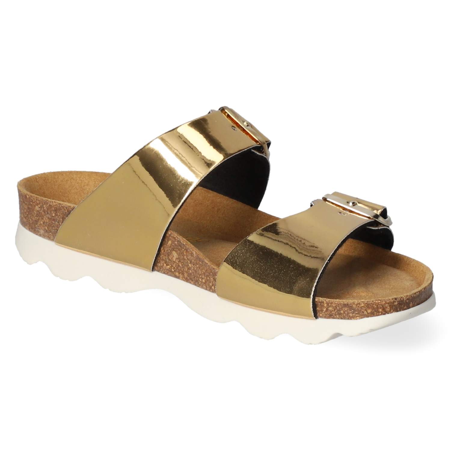 Pantoletten  Gold