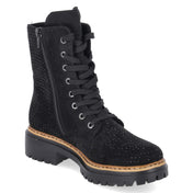 Schnürboots  Schwarz