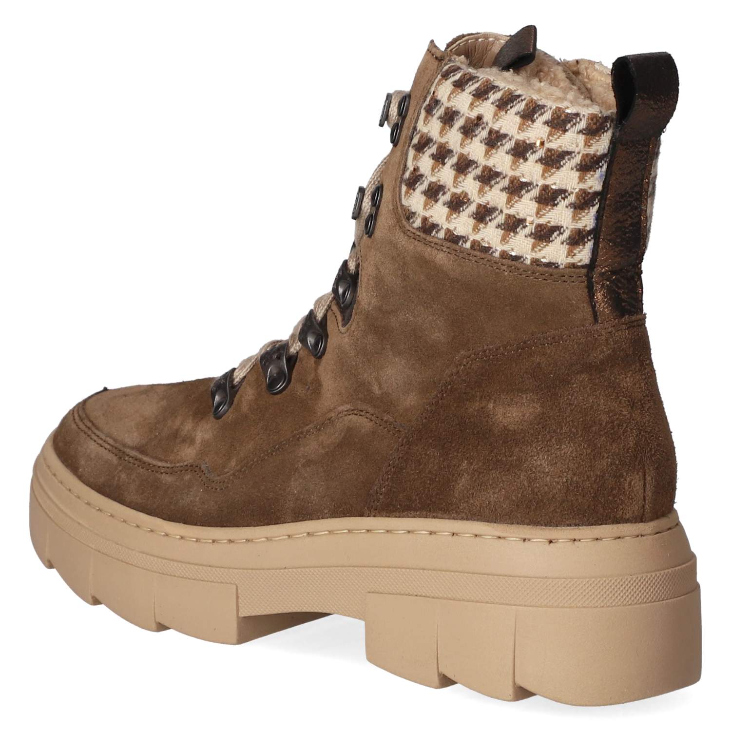 Schnürstiefeletten Saiga Grün