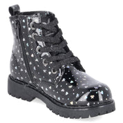 Schnürboots Schwarz