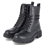 Schnürboots  Schwarz