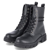 Schnürboots  Schwarz