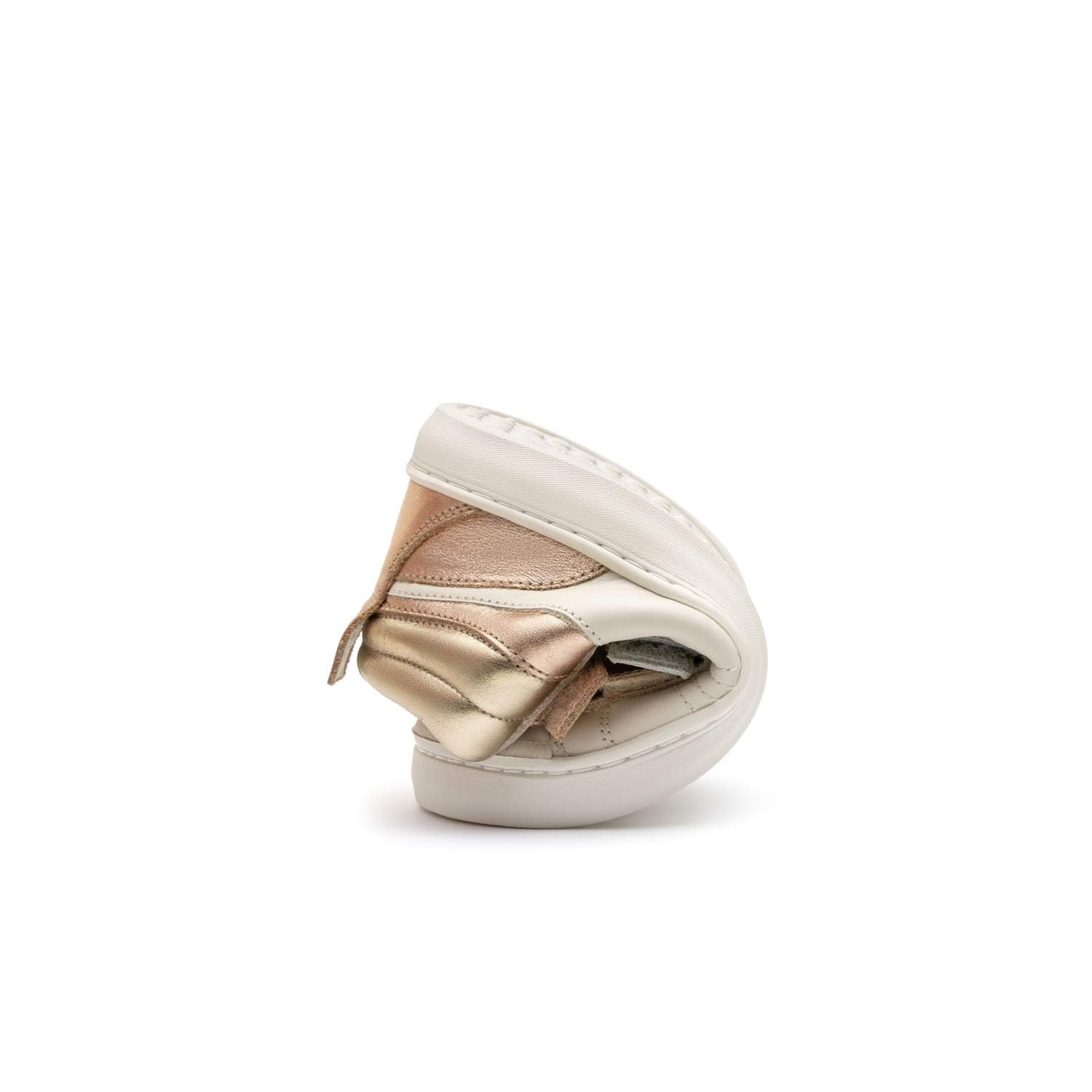 Barfuß-Klettboots LEAP  Taupe