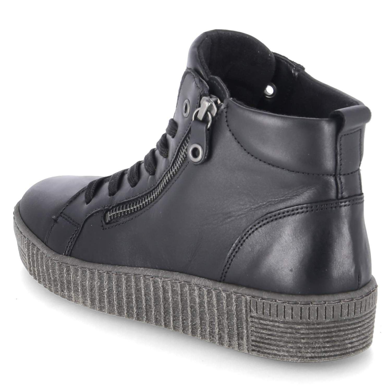 Schnürstiefeletten  Schwarz