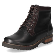Schnürstiefeletten  Schwarz