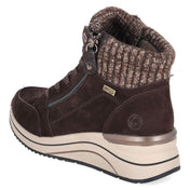 Schnürstiefeletten  Braun