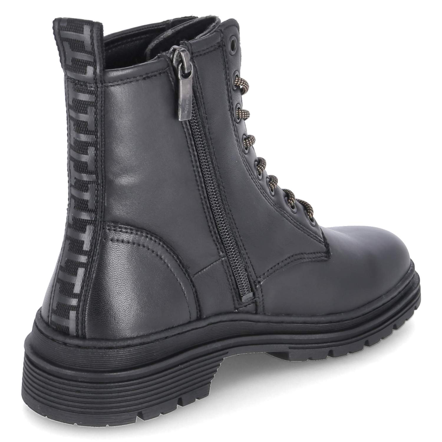 Schnürboots  Schwarz
