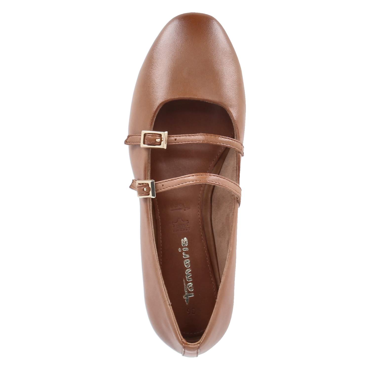 Spangenballerinas  Braun