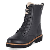 Schnürstiefeletten  Schwarz