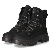 Schnürboots  Schwarz
