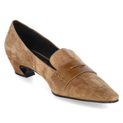 Hochfront-Pumps  Braun