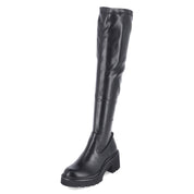 Overkneestiefel  Schwarz