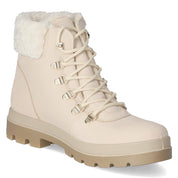 Schnürstiefeletten  Beige