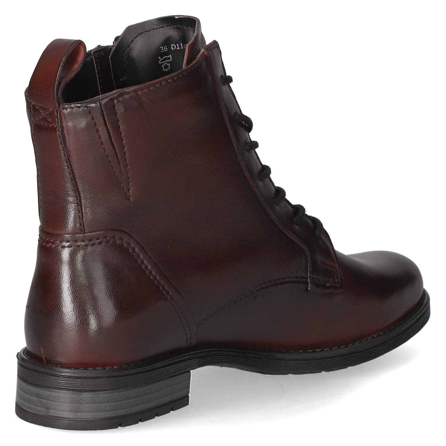 Schnürstiefeletten  Rot