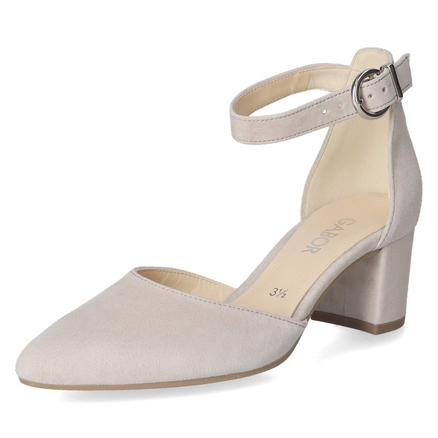 Riemchenpumps  Beige