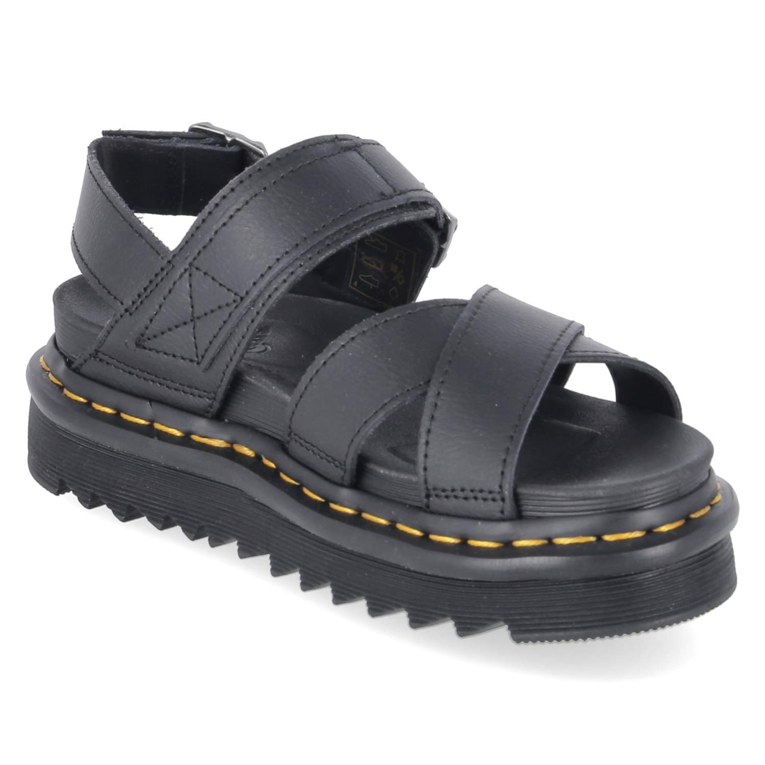 Plateau-Sandalen VOSS II  Schwarz
