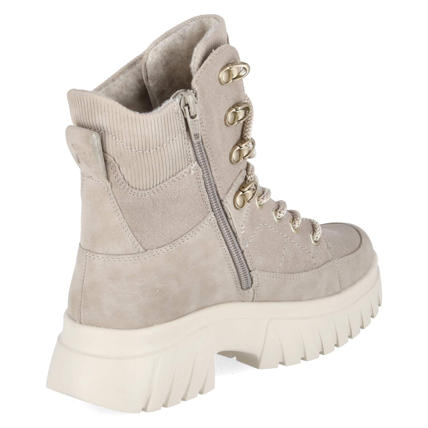 Schnürboots  Beige