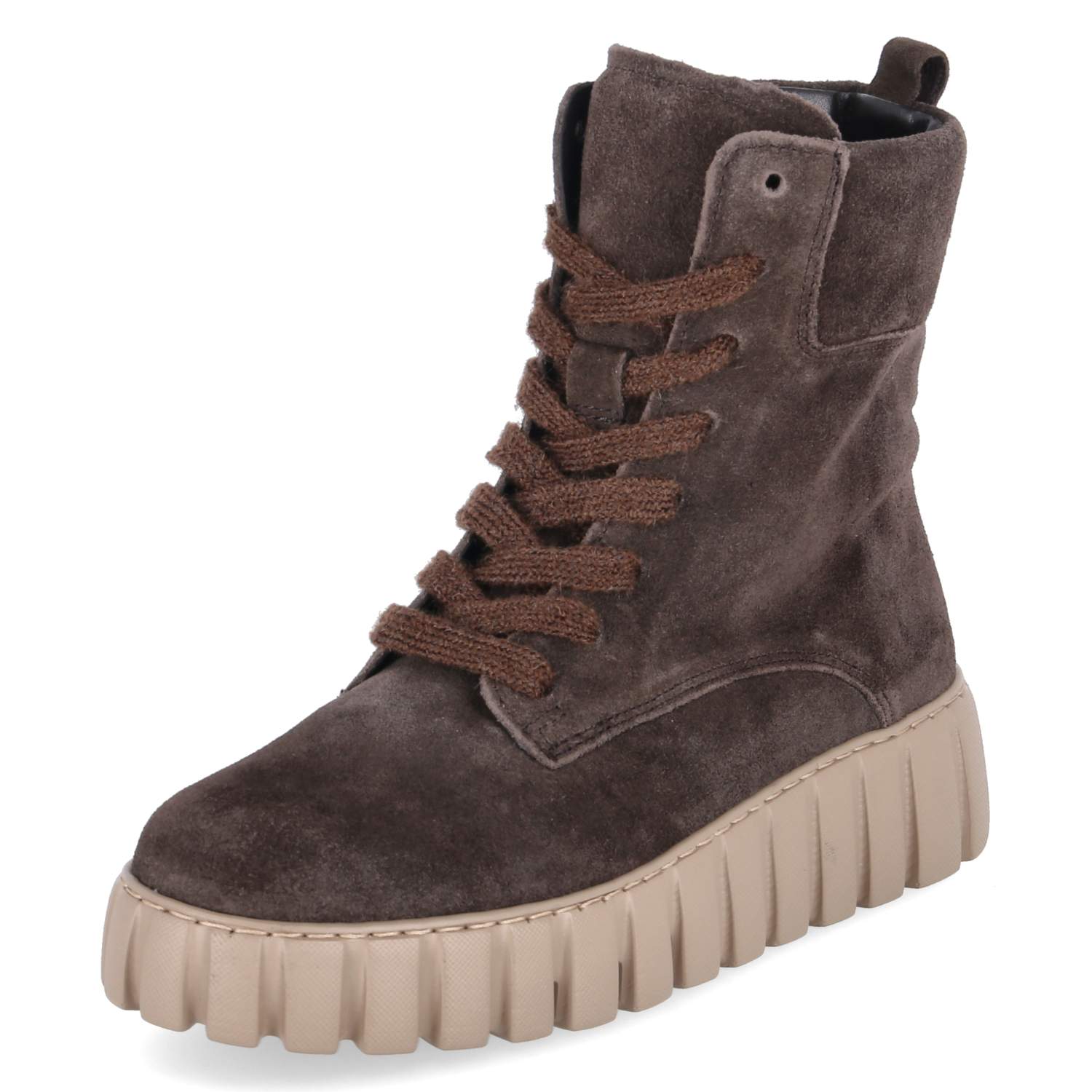 Schnürboots  Braun