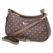 Schultertasche  Braun