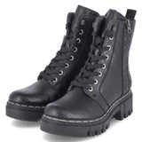 Schnürboots  Schwarz