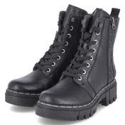 Schnürboots  Schwarz
